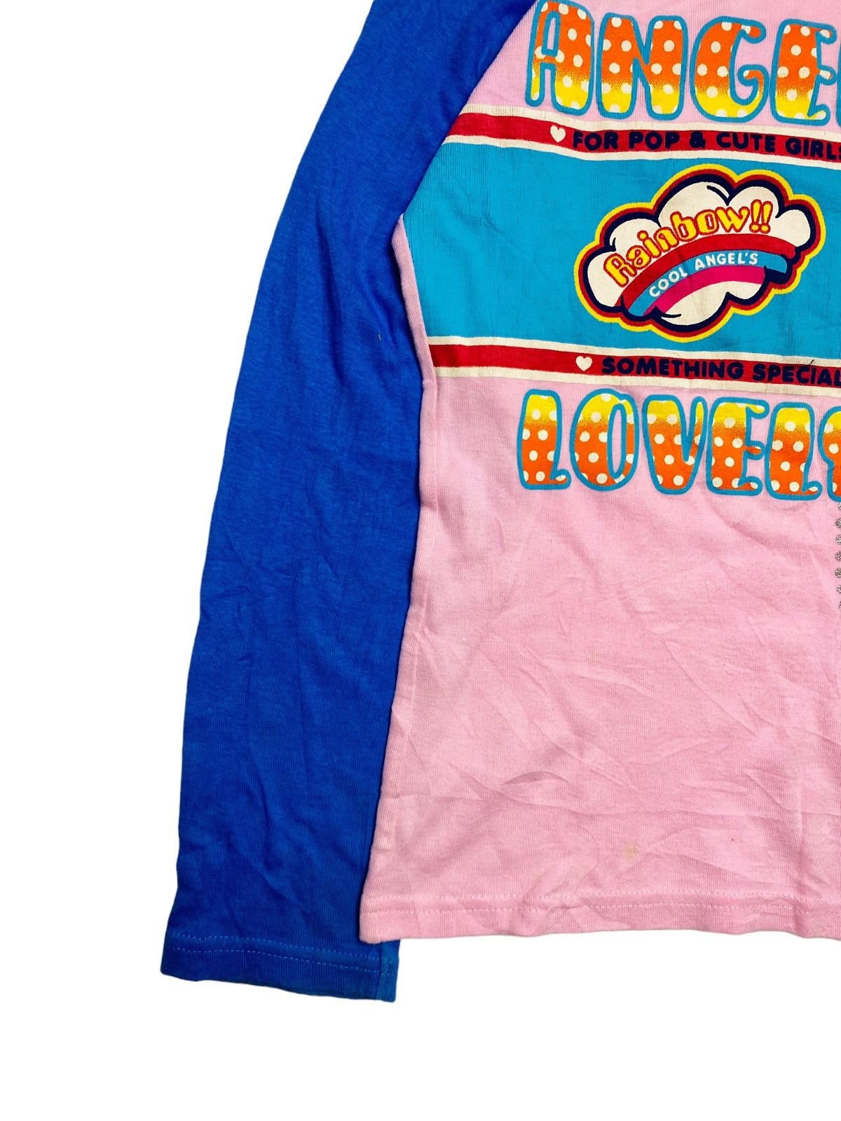 Hysteric Glamour 1990s Angel Blue - Printed Mascots Lovely Girl Raglan Size S / US 4 / IT 40 - 4 Thumbnail