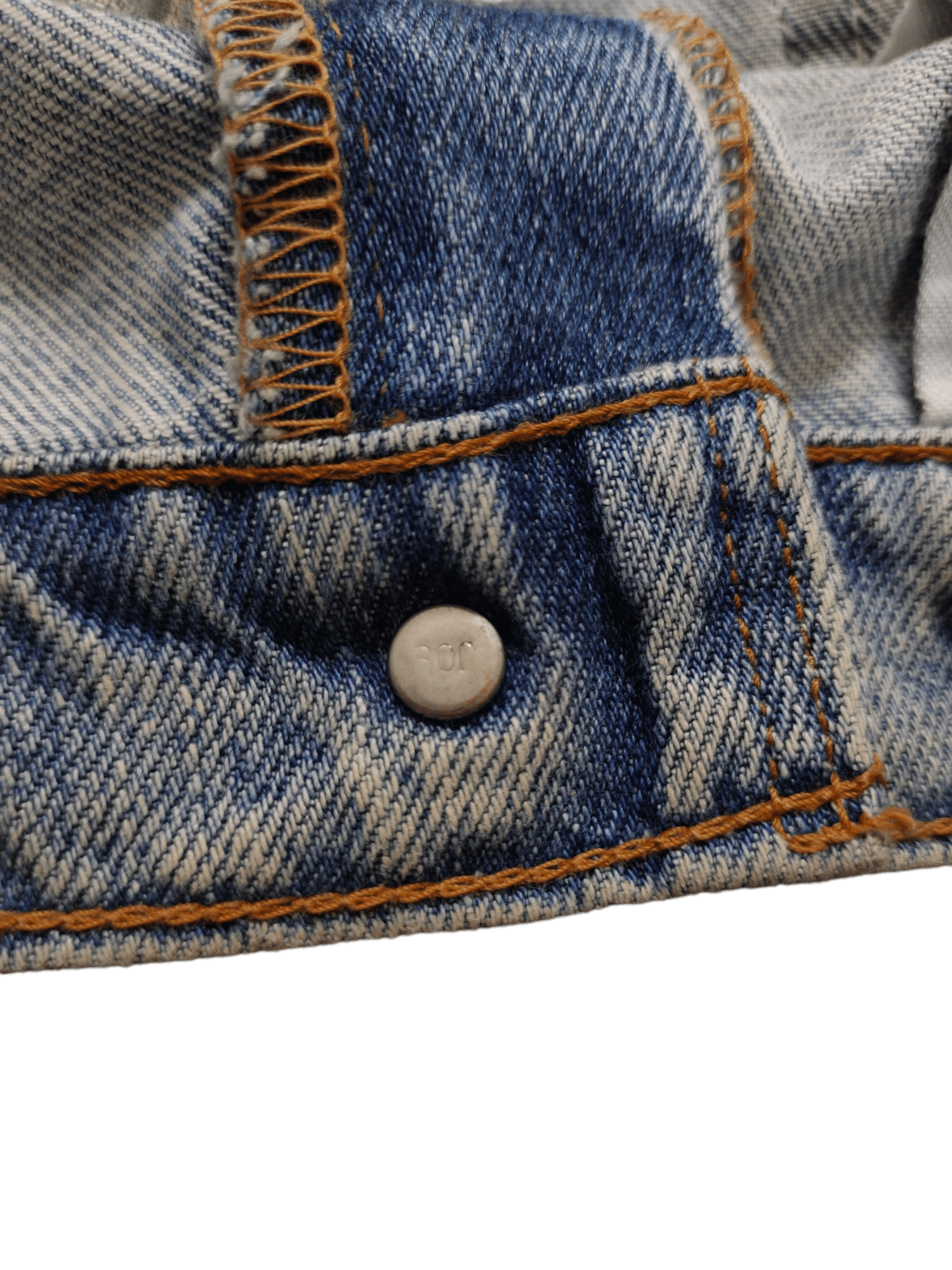 Levi's Vintage Levis 607 Orange Tag Light Wash Dirty Denim Jeans Size US 34 / EU 50 - 16 Thumbnail