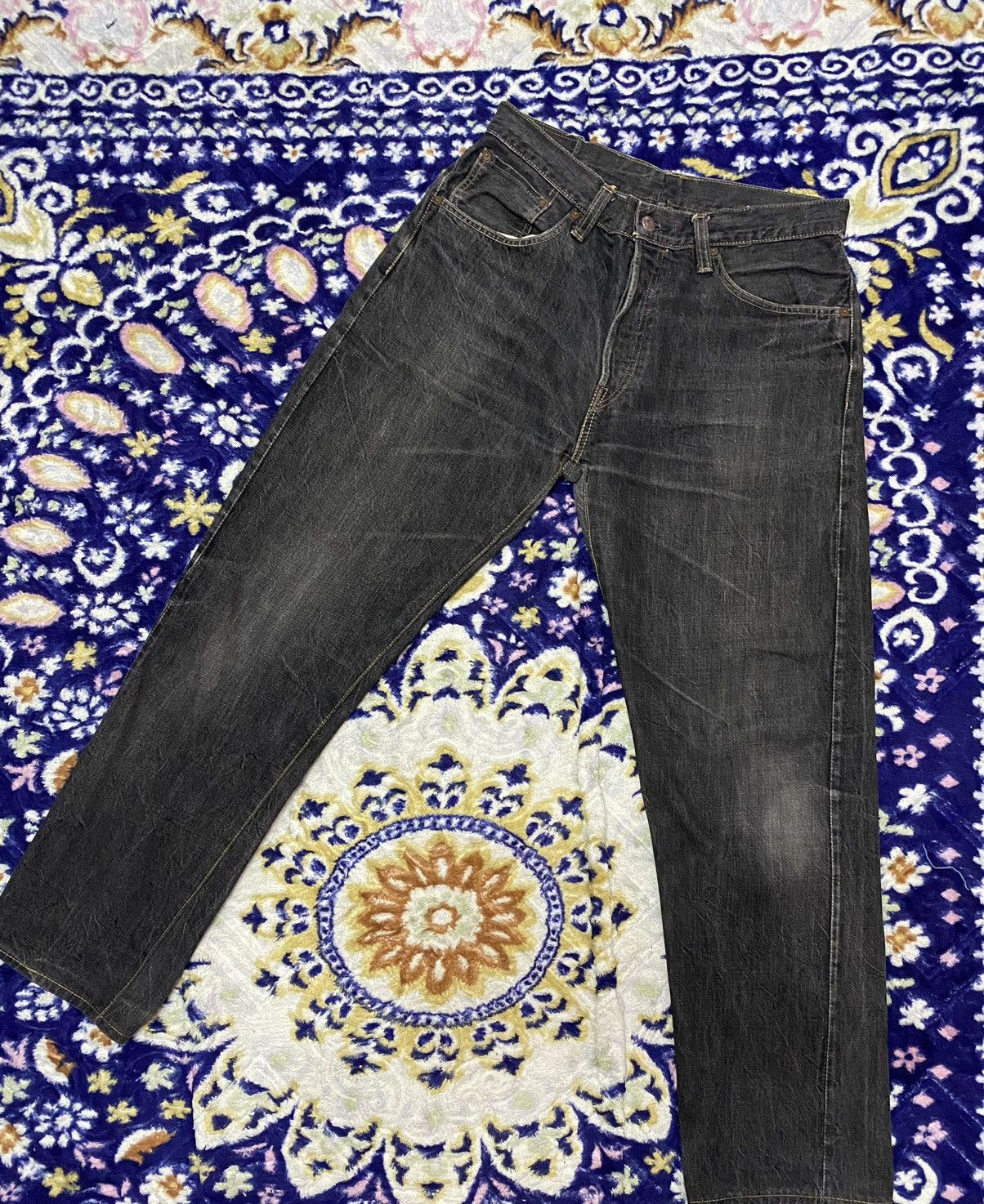Sugar Cane Vintage Distressed Selvedge Sugar Cane Jeans (Alter) Size US 32 / EU 48 - 15 Thumbnail