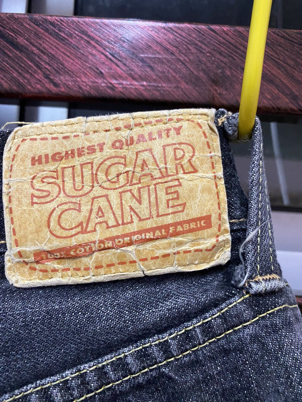 Sugar Cane Vintage Distressed Selvedge Sugar Cane Jeans (Alter) Size US 32 / EU 48 - 7 Thumbnail