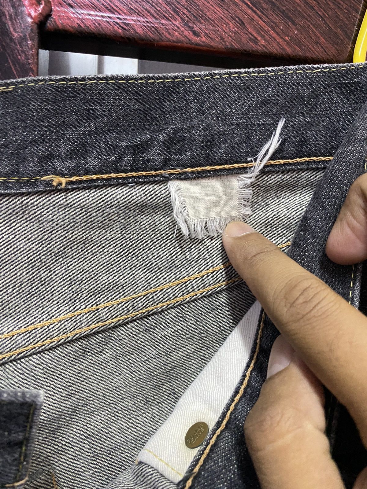 Sugar Cane Vintage Distressed Selvedge Sugar Cane Jeans (Alter) Size US 32 / EU 48 - 9 Thumbnail