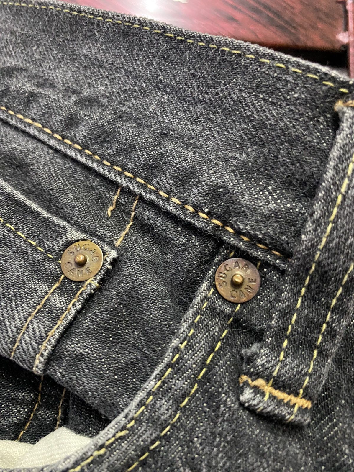 Sugar Cane Vintage Distressed Selvedge Sugar Cane Jeans (Alter) Size US 32 / EU 48 - 5 Thumbnail