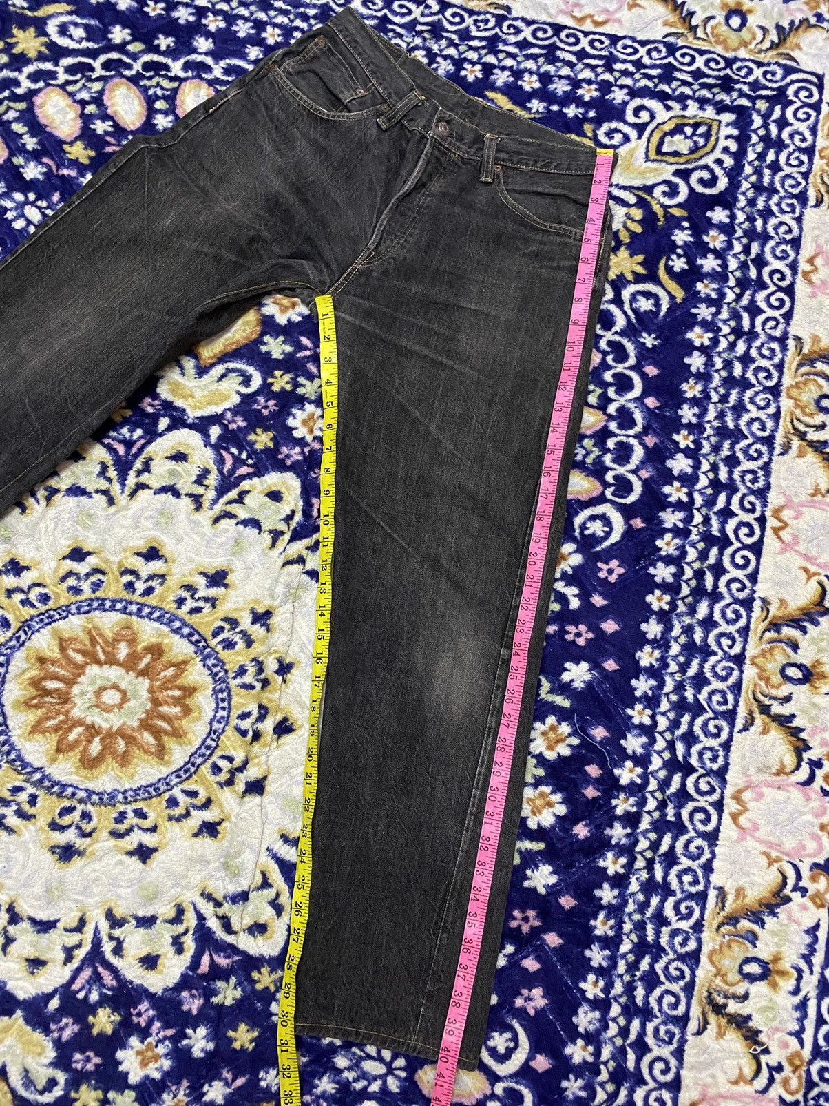 Sugar Cane Vintage Distressed Selvedge Sugar Cane Jeans (Alter) Size US 32 / EU 48 - 12 Thumbnail