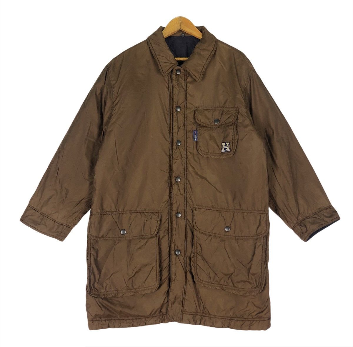 Hai Sporting Gear 🔥HAI SPORTING GEAR Quilted Reversible Long Jacket Size US L / EU 52-54 / 3 - 1 Thumbnail