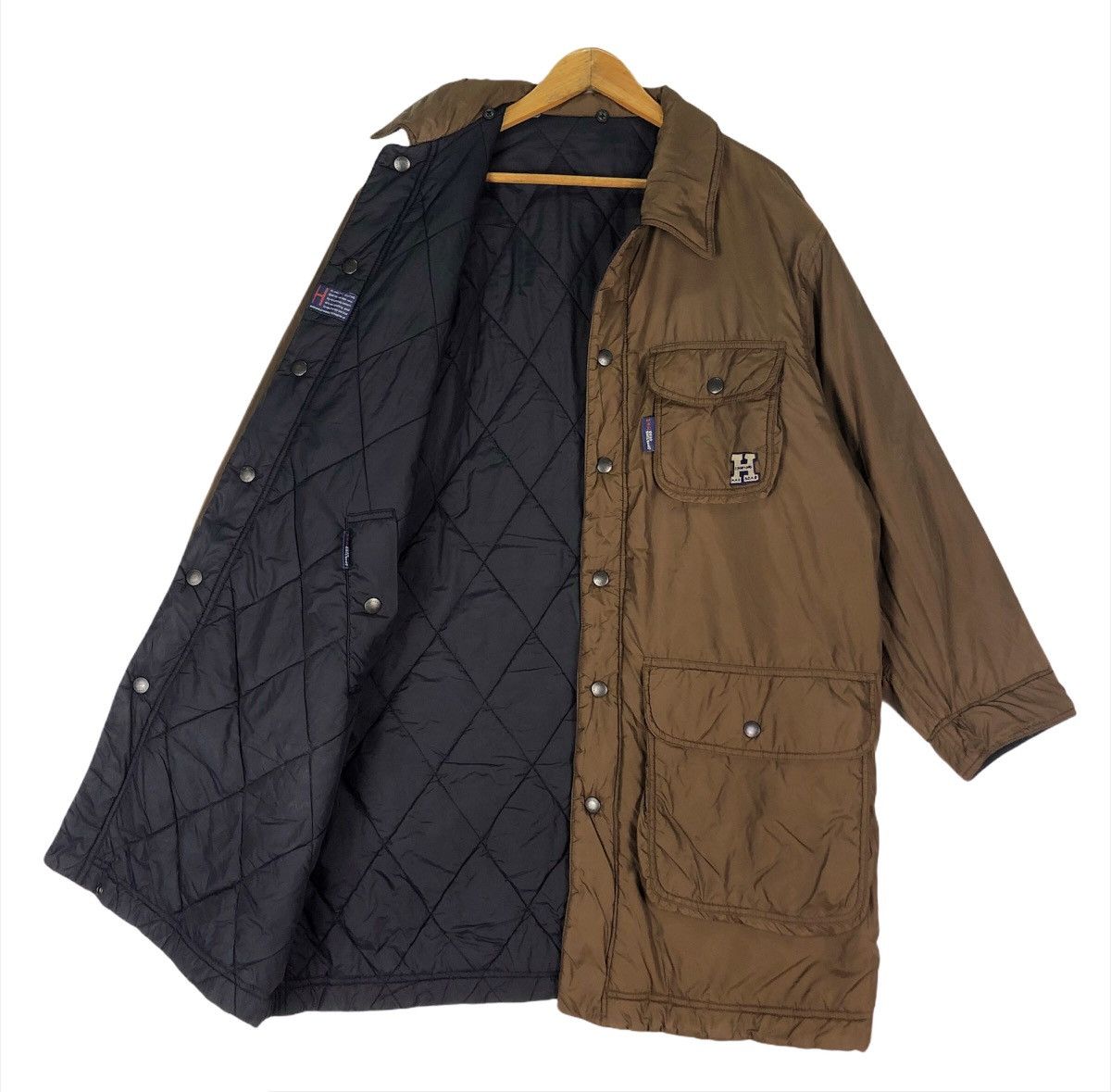 Hai Sporting Gear 🔥HAI SPORTING GEAR Quilted Reversible Long Jacket Size US L / EU 52-54 / 3 - 2 Thumbnail