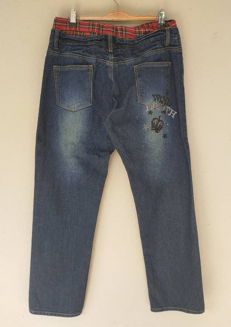 Japanese Brand Unbrand Printed Denim Size US 31 - 3 Thumbnail