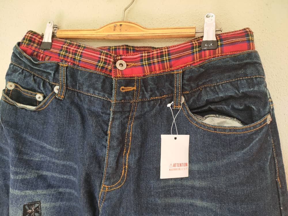 Japanese Brand Unbrand Printed Denim Size US 31 - 4 Thumbnail