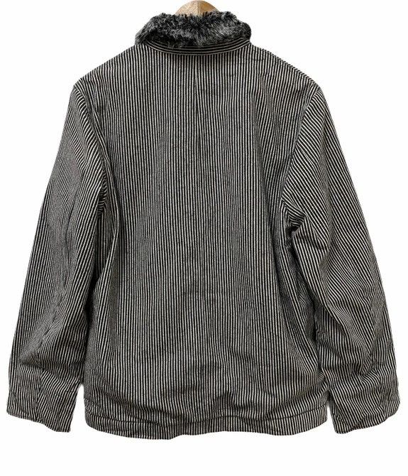 Takeo Kikuchi 🔥GRAIL🇯🇵 TAKEO KIKUCHI FUR LINING HICKORY STRIPES JACKET Size US M / EU 48-50 / 2 - 3 Thumbnail