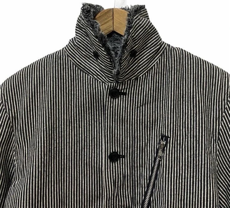 Takeo Kikuchi 🔥GRAIL🇯🇵 TAKEO KIKUCHI FUR LINING HICKORY STRIPES JACKET Size US M / EU 48-50 / 2 - 6 Thumbnail