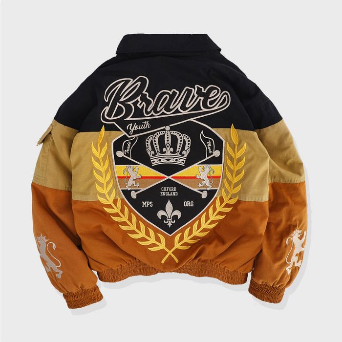 OVERSIZED EMBELLISHED BOMBER JACKET WE ALWAYS HAVE ALEXANDRIA