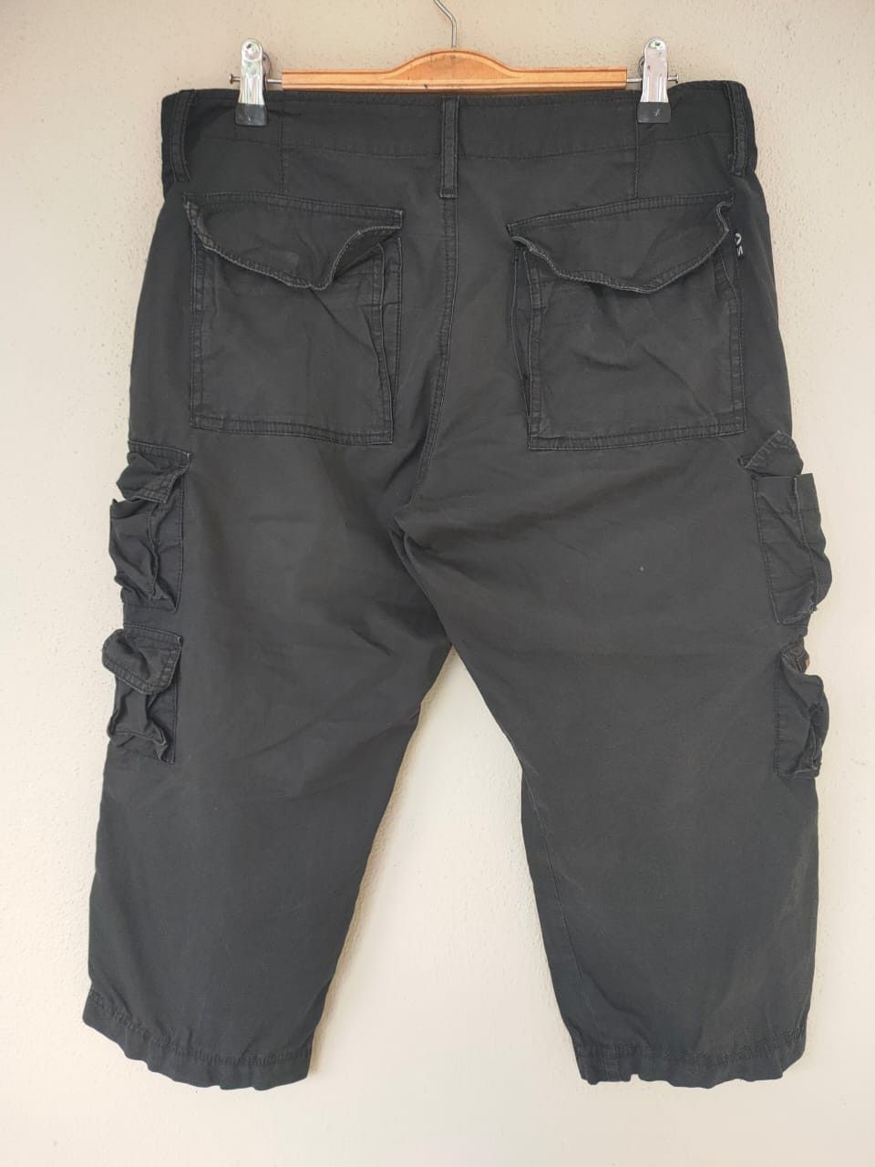 Japanese Brand Morgan Homme Crop Cargo Size US 33 - 2 Thumbnail