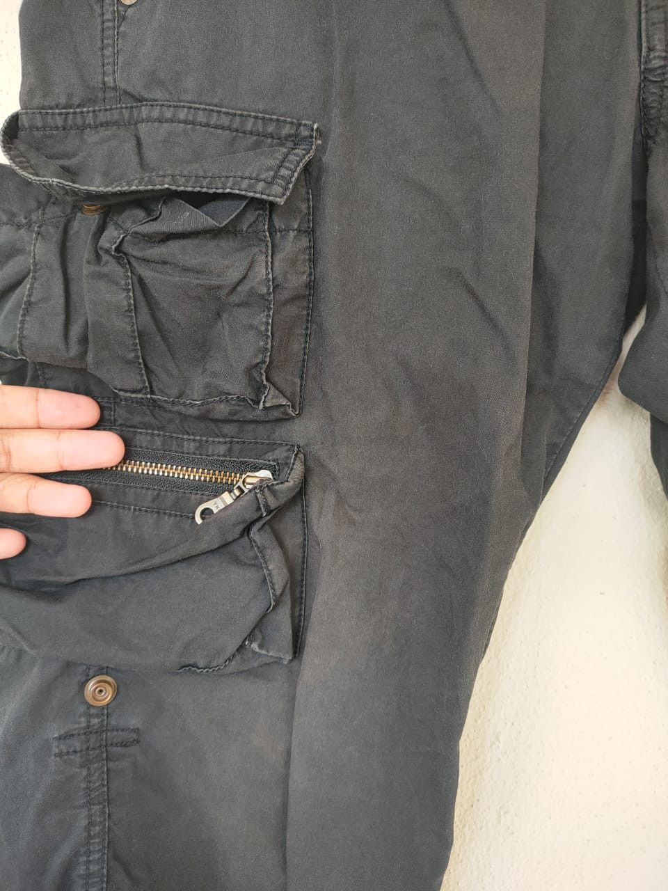 Japanese Brand Morgan Homme Crop Cargo Size US 33 - 3 Thumbnail