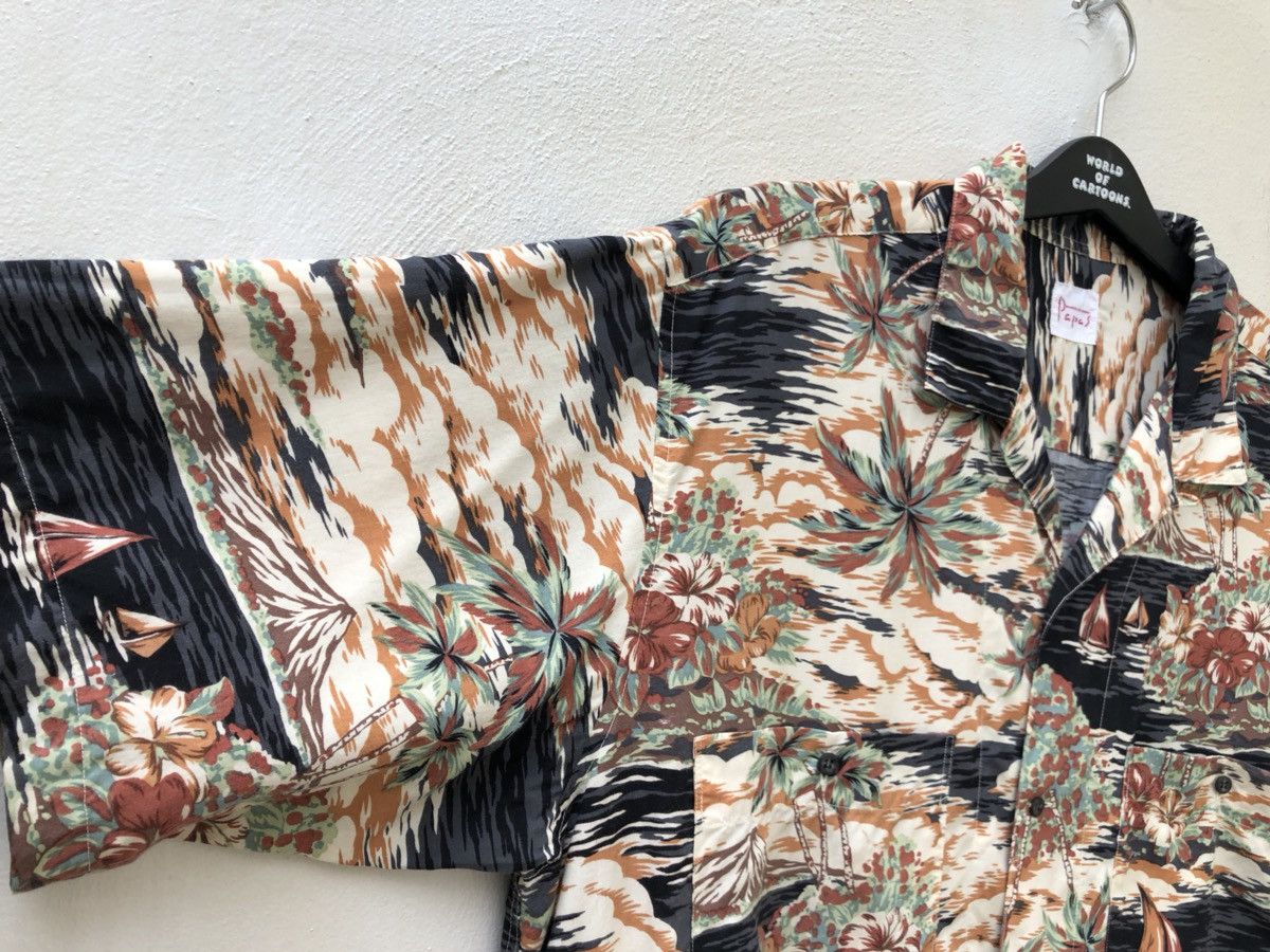 Other Japan Brand Papas Double Pocket Rayon Baggy Hawaiian Shirt Size US L / EU 52-54 / 3 - 9 Thumbnail