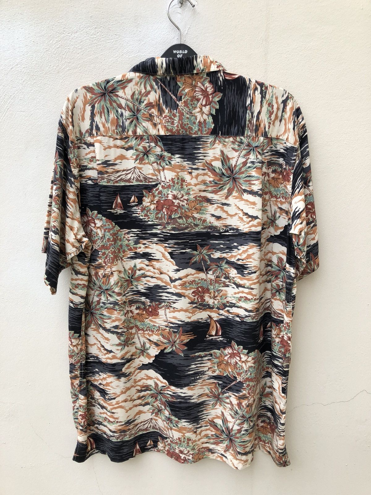 Other Japan Brand Papas Double Pocket Rayon Baggy Hawaiian Shirt Size US L / EU 52-54 / 3 - 12 Thumbnail