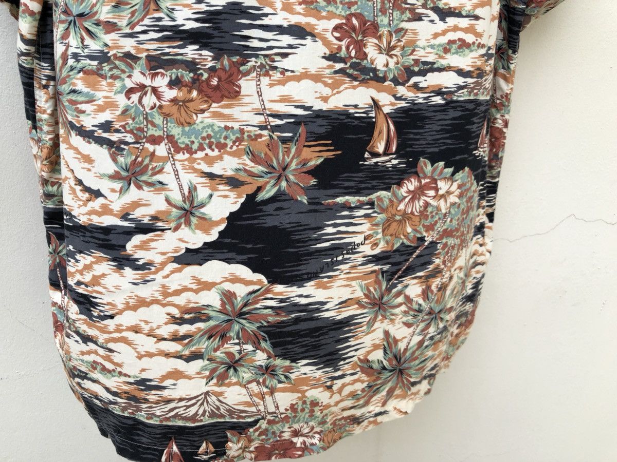 Other Japan Brand Papas Double Pocket Rayon Baggy Hawaiian Shirt Size US L / EU 52-54 / 3 - 15 Thumbnail