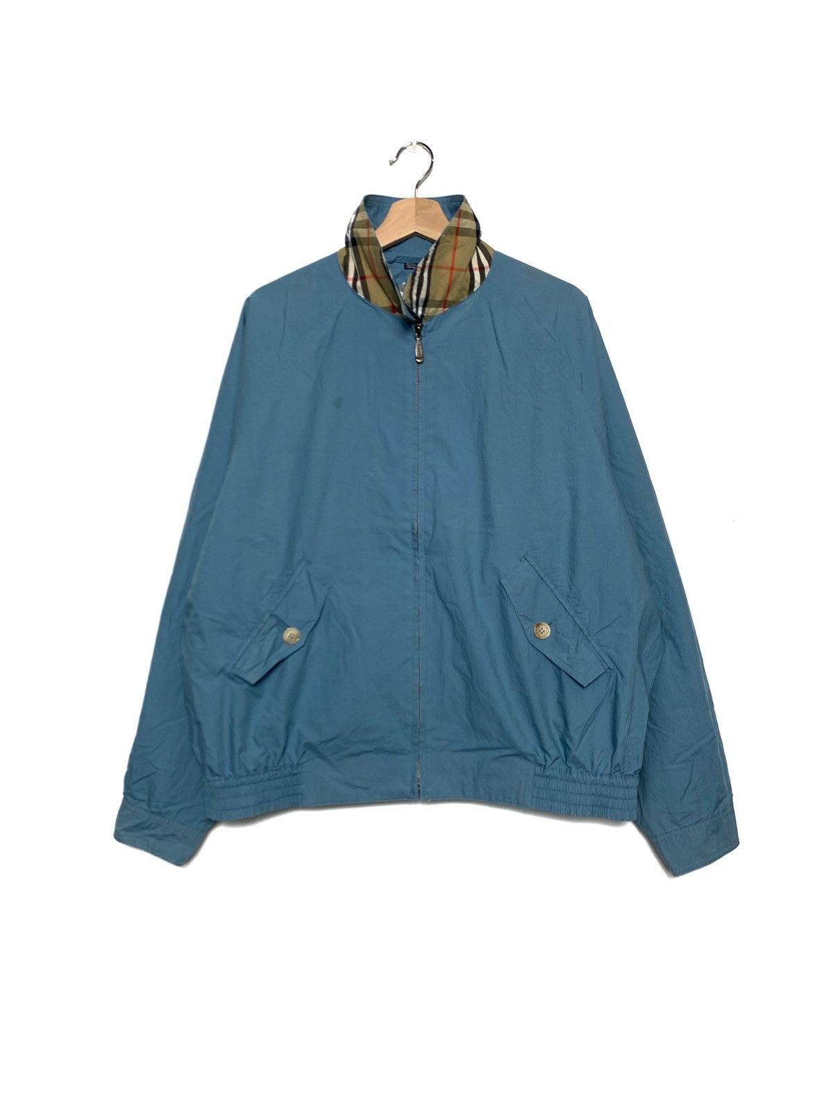 Burberry Vintage Burberrys Zip Up Anorak Jacket Size US M / EU 48-50 / 2 - 2 Thumbnail