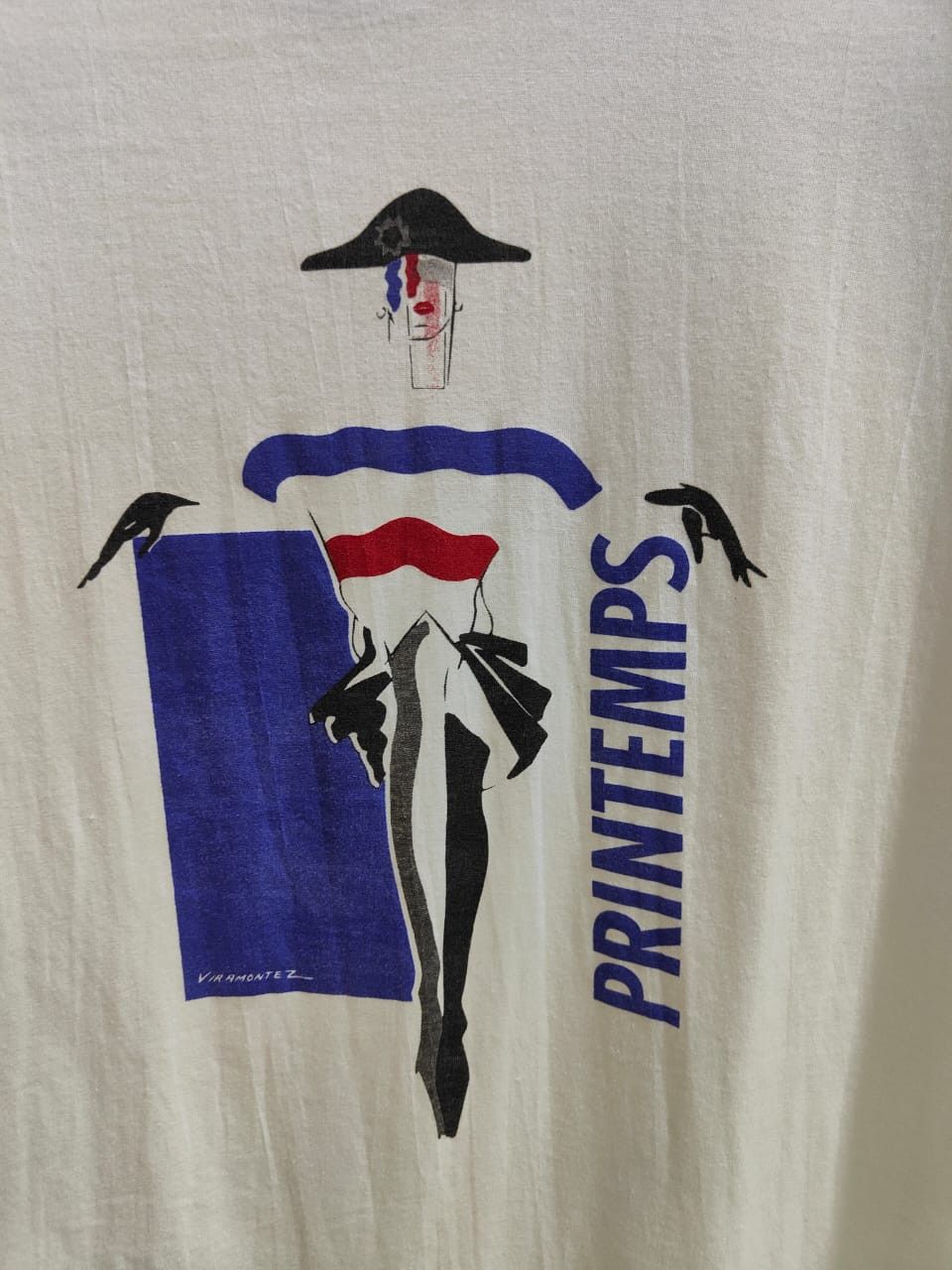 Vintage vintage Printemps Paris Art Viramontez shirt Size US L / EU 52-54 / 3 - 1 Thumbnail