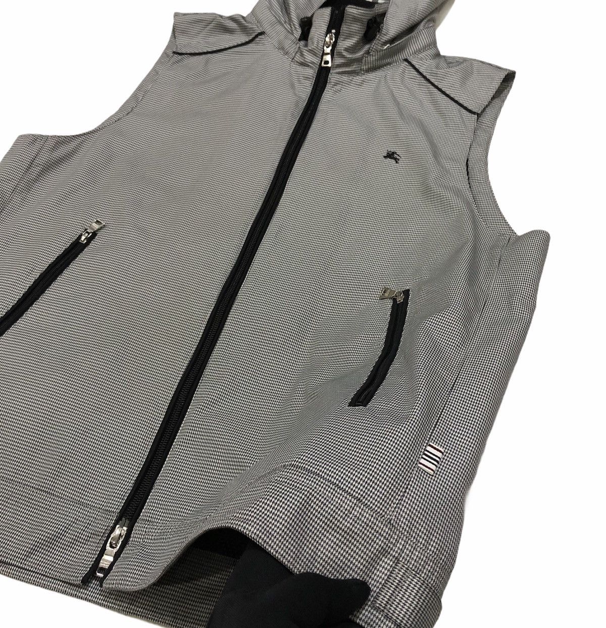 Burberry Burberry Houndstooth Vest Jacket With Hoodie Size US M / EU 48-50 / 2 - 4 Thumbnail