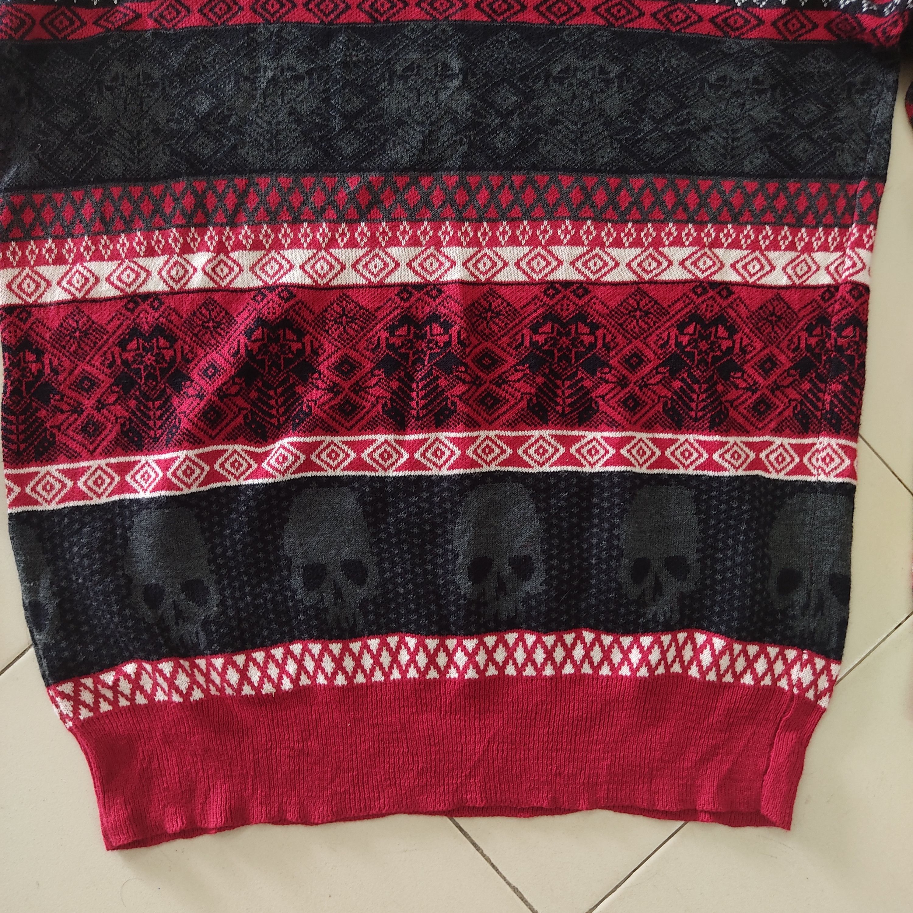 Other Skull Navajo Semantic Design Knitwear Jumper Size US M / EU 48-50 / 2 - 10 Thumbnail