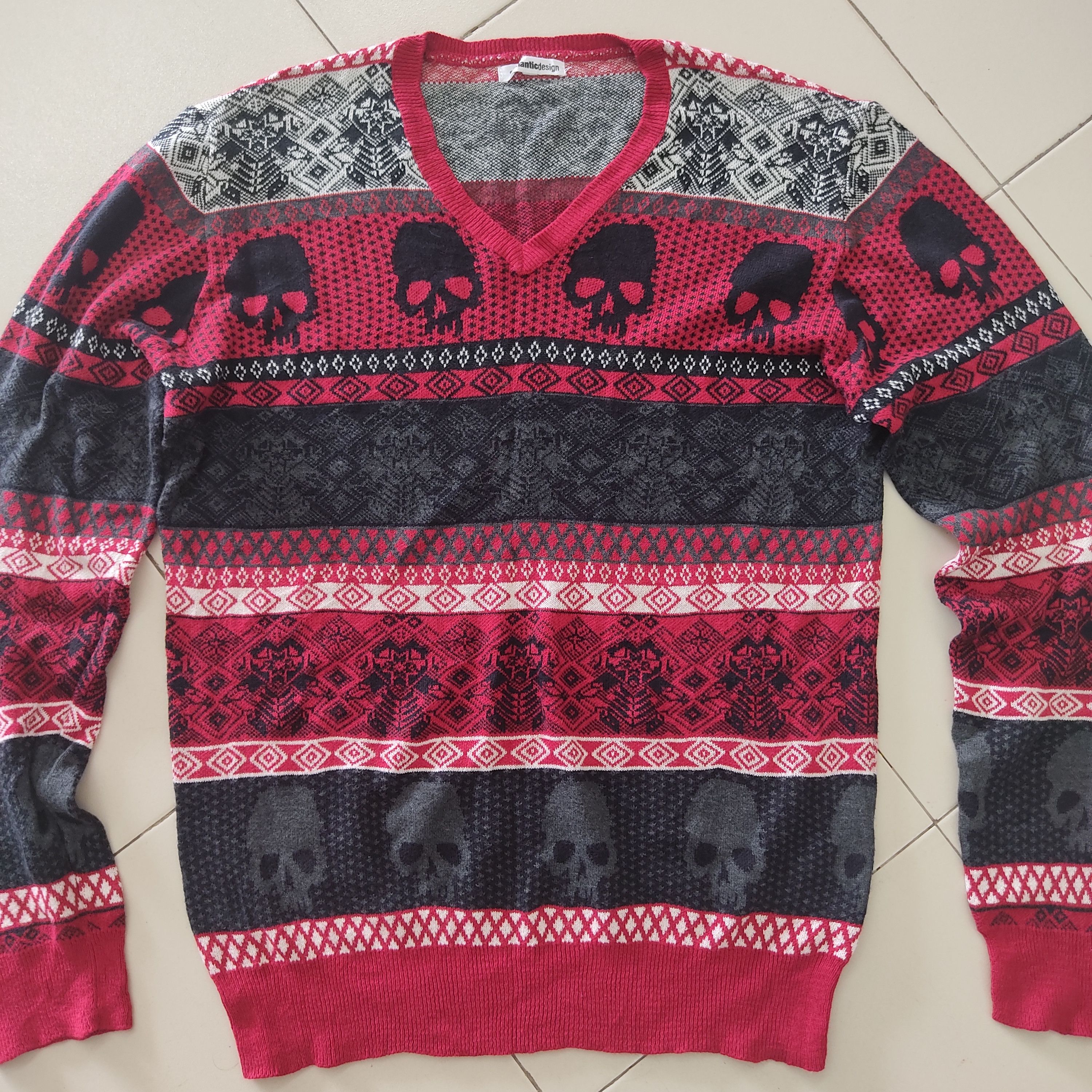 Other Skull Navajo Semantic Design Knitwear Jumper Size US M / EU 48-50 / 2 - 2 Thumbnail