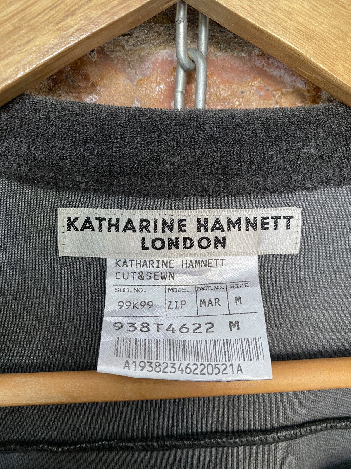 Katharine Hamnett London Vtg Dual Zipper velvet sweater Size US M / EU 48-50 / 2 - 10 Thumbnail