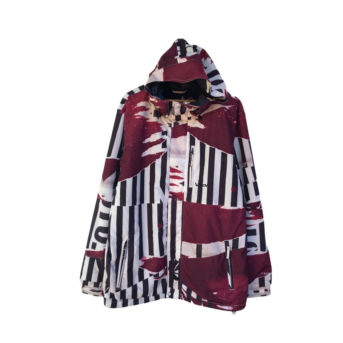 Volcom Vintage Volcom Jacket Volcom Hoodie Volcom Full Print Size US L / EU 52-54 / 3 - 2 Thumbnail