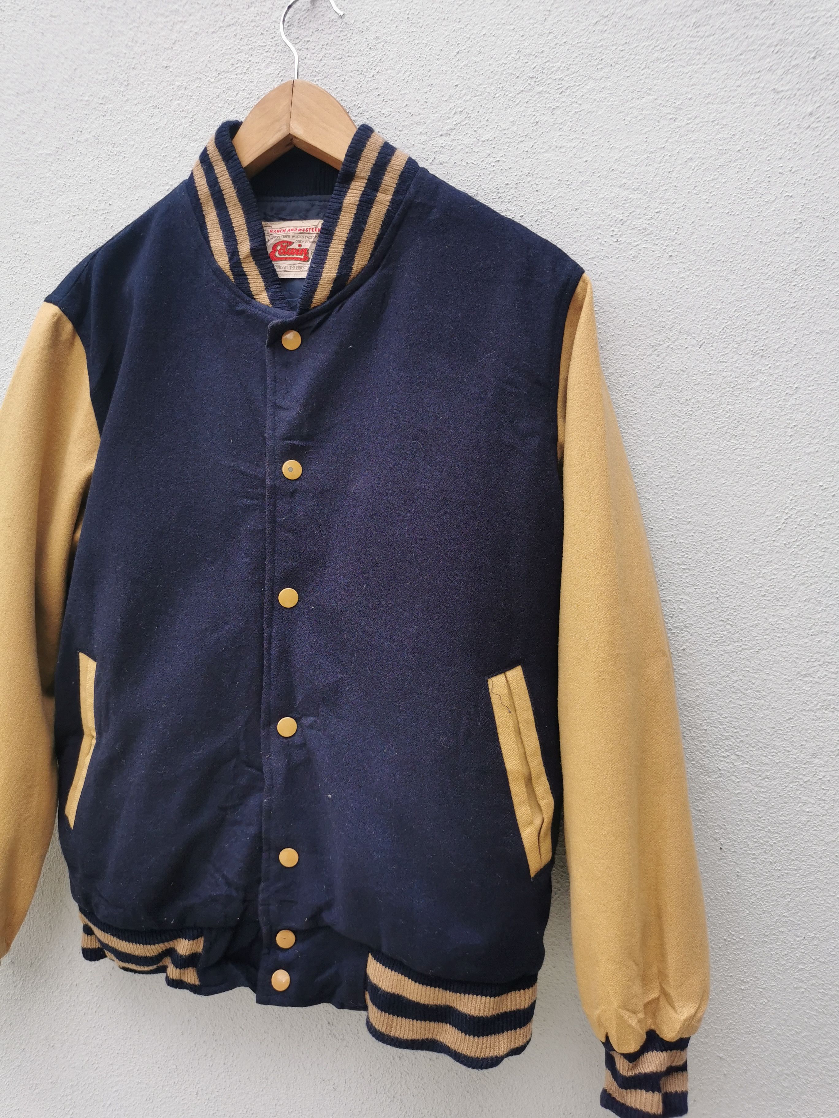 Edwin 💥OFFER ME💥 Vintage Edwin Varsity Wool Jacket Size US M / EU 48-50 / 2 - 2 Thumbnail