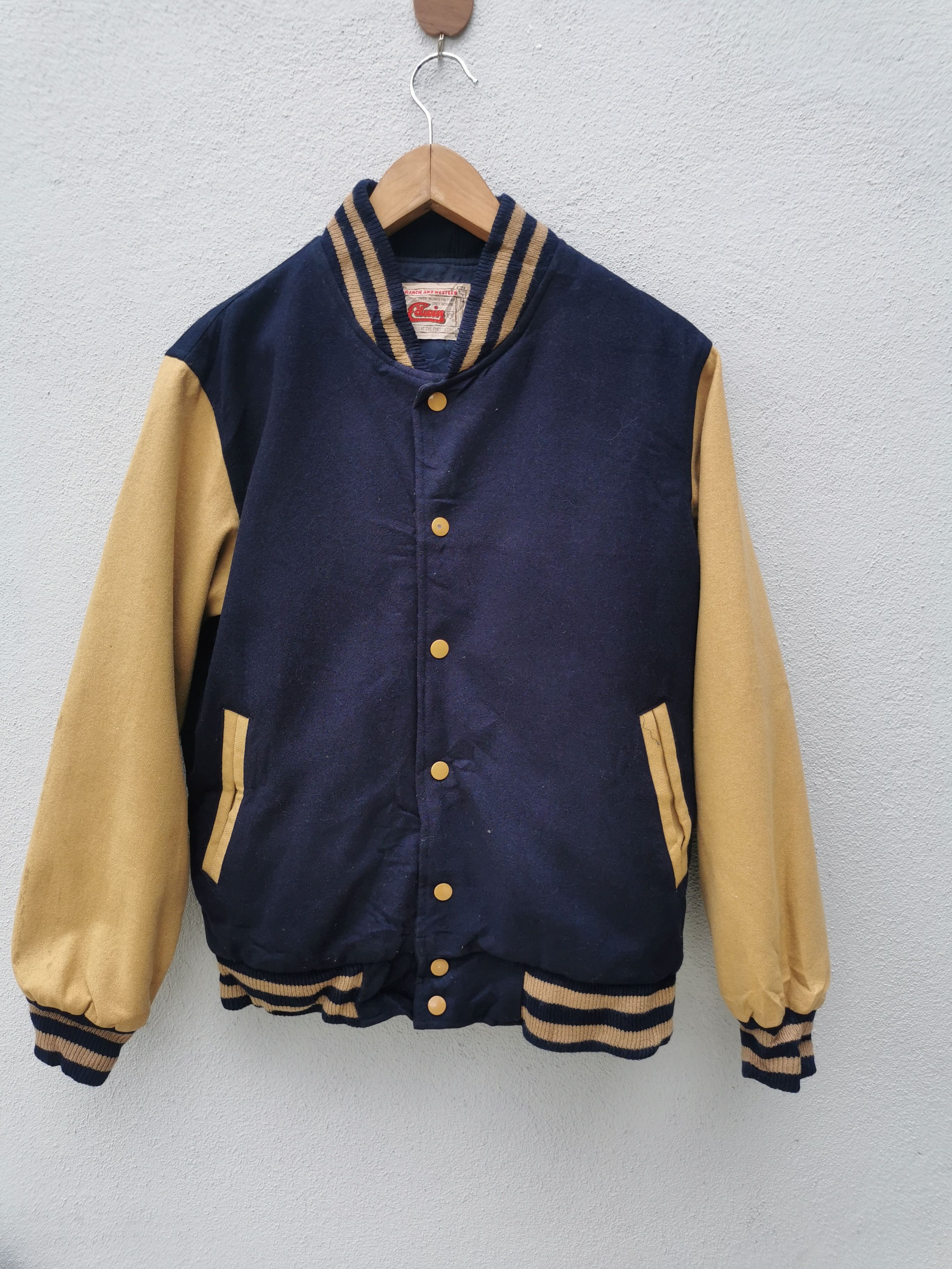 Edwin 💥OFFER ME💥 Vintage Edwin Varsity Wool Jacket Size US M / EU 48-50 / 2 - 1 Thumbnail