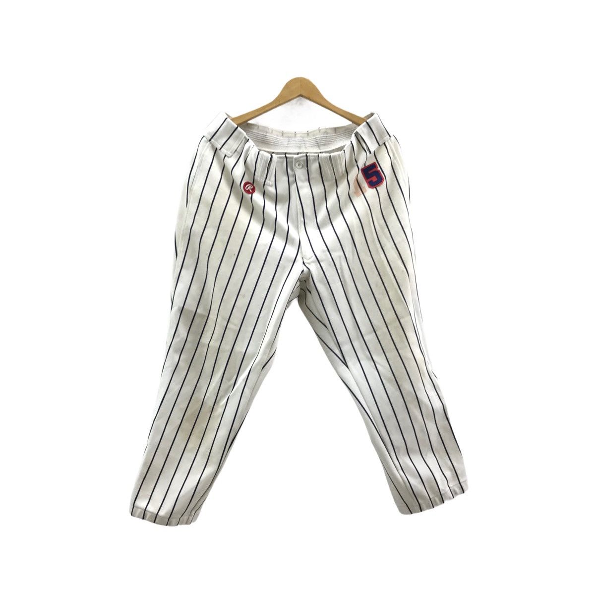 MLB × Nutmeg × Vintage Vintage Rawlings Adult Pro Weight Pinstripes Baseball Pant Size US 32 / EU 48 - 2 Thumbnail