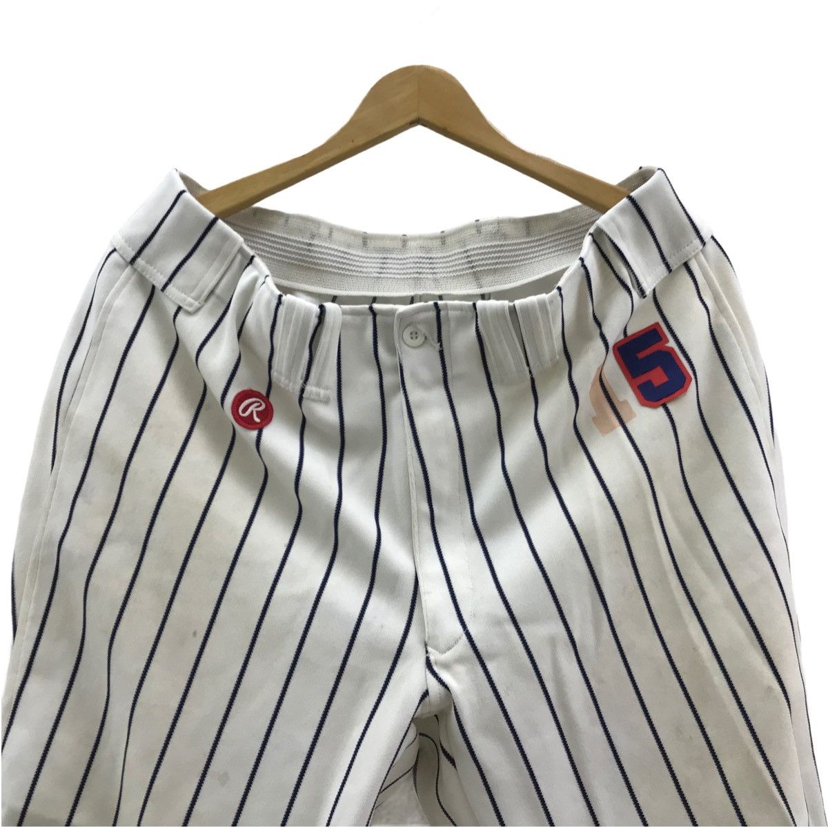 MLB × Nutmeg × Vintage Vintage Rawlings Adult Pro Weight Pinstripes Baseball Pant Size US 32 / EU 48 - 3 Thumbnail