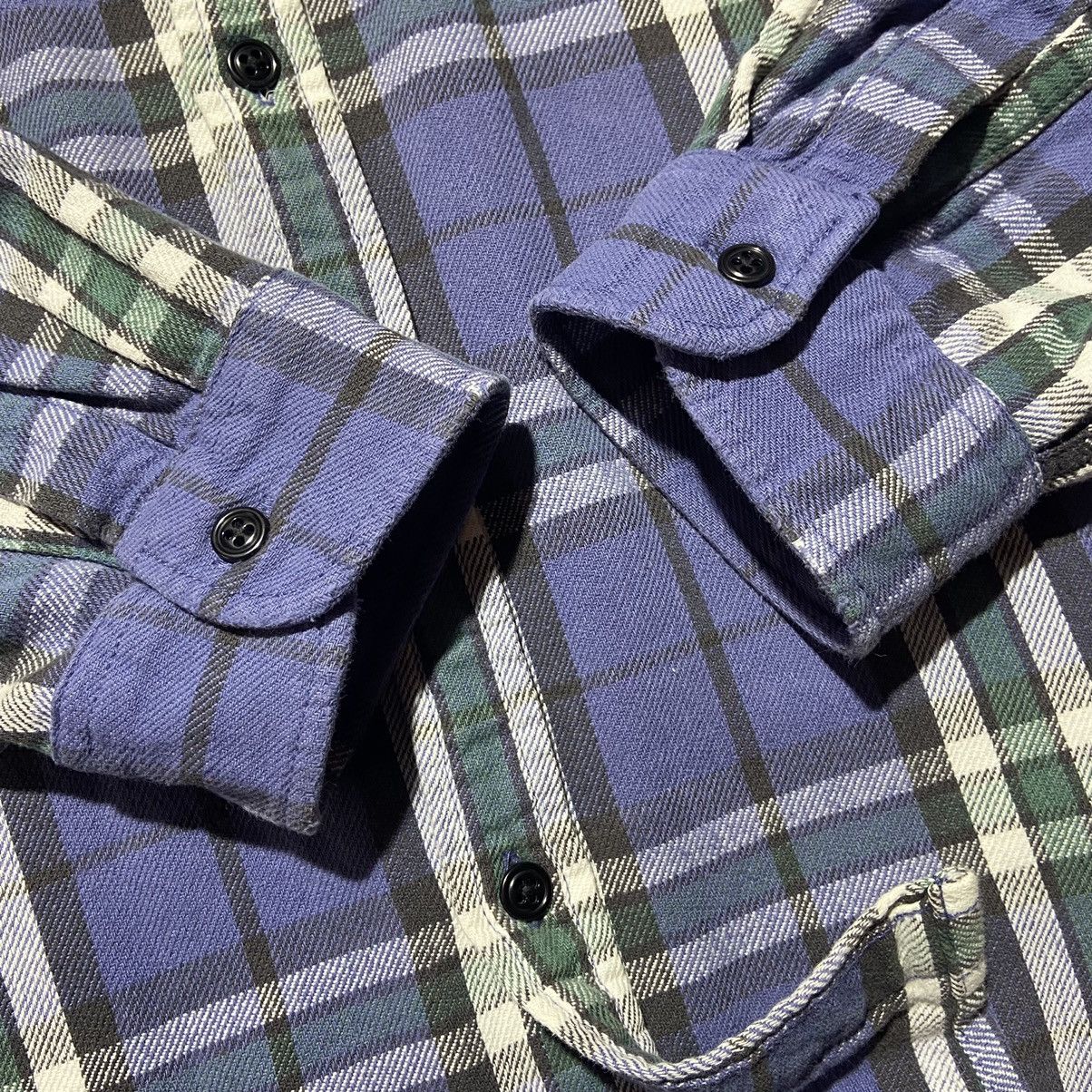 Flannel × Lauren Ralph Lauren × Polo Ralph Lauren Vintage Polo Jeans Ralph Lauren Heavy Cotton Check Shirt Size US XL / EU 56 / 4 - 9 Thumbnail