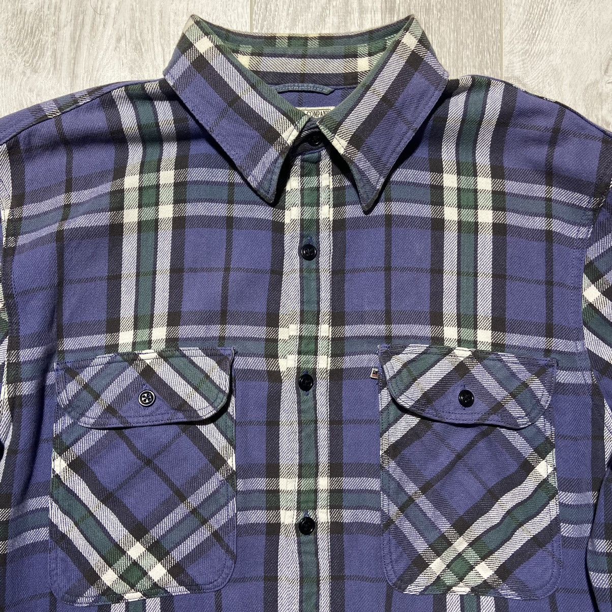 Flannel × Lauren Ralph Lauren × Polo Ralph Lauren Vintage Polo Jeans Ralph Lauren Heavy Cotton Check Shirt Size US XL / EU 56 / 4 - 4 Thumbnail