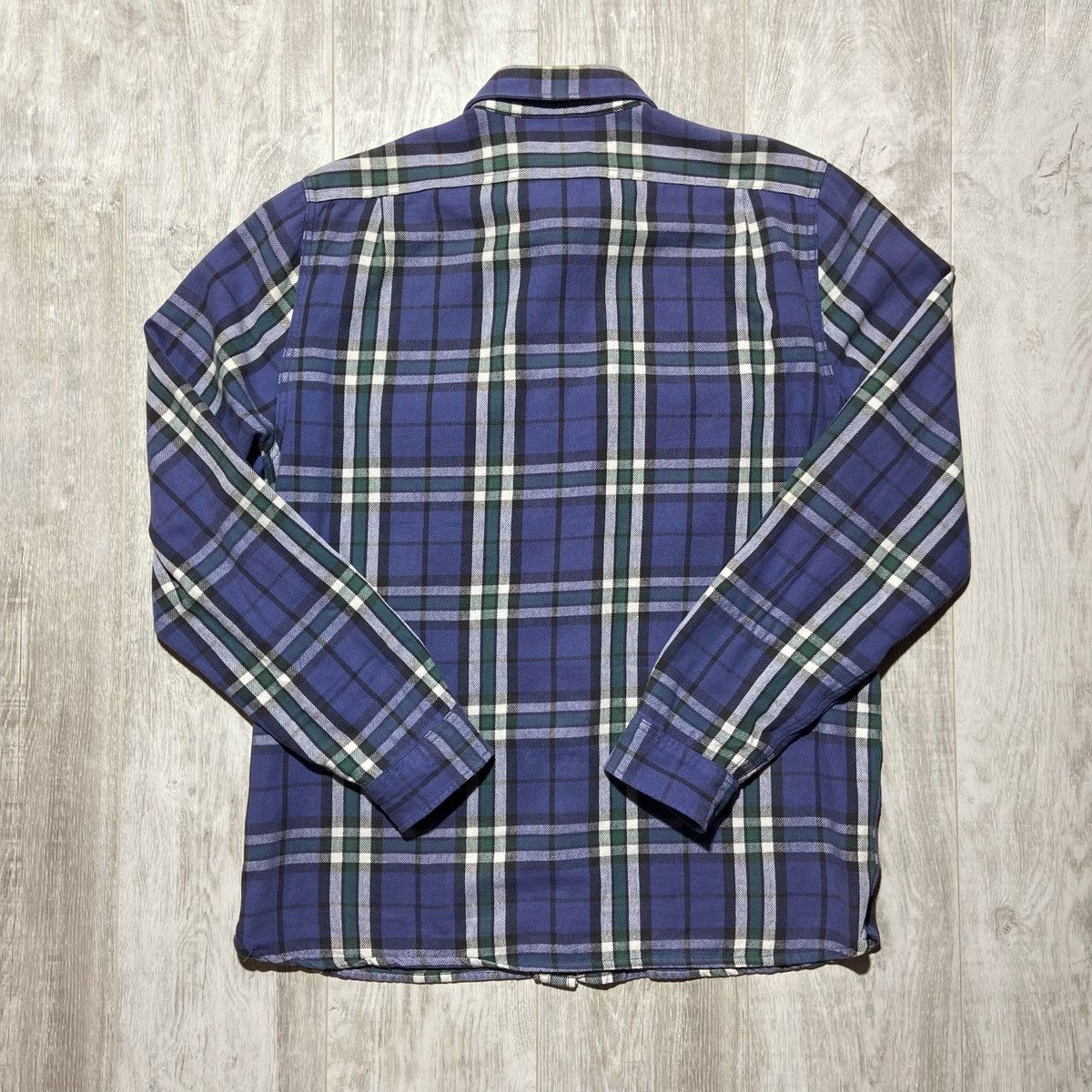 Flannel × Lauren Ralph Lauren × Polo Ralph Lauren Vintage Polo Jeans Ralph Lauren Heavy Cotton Check Shirt Size US XL / EU 56 / 4 - 12 Thumbnail