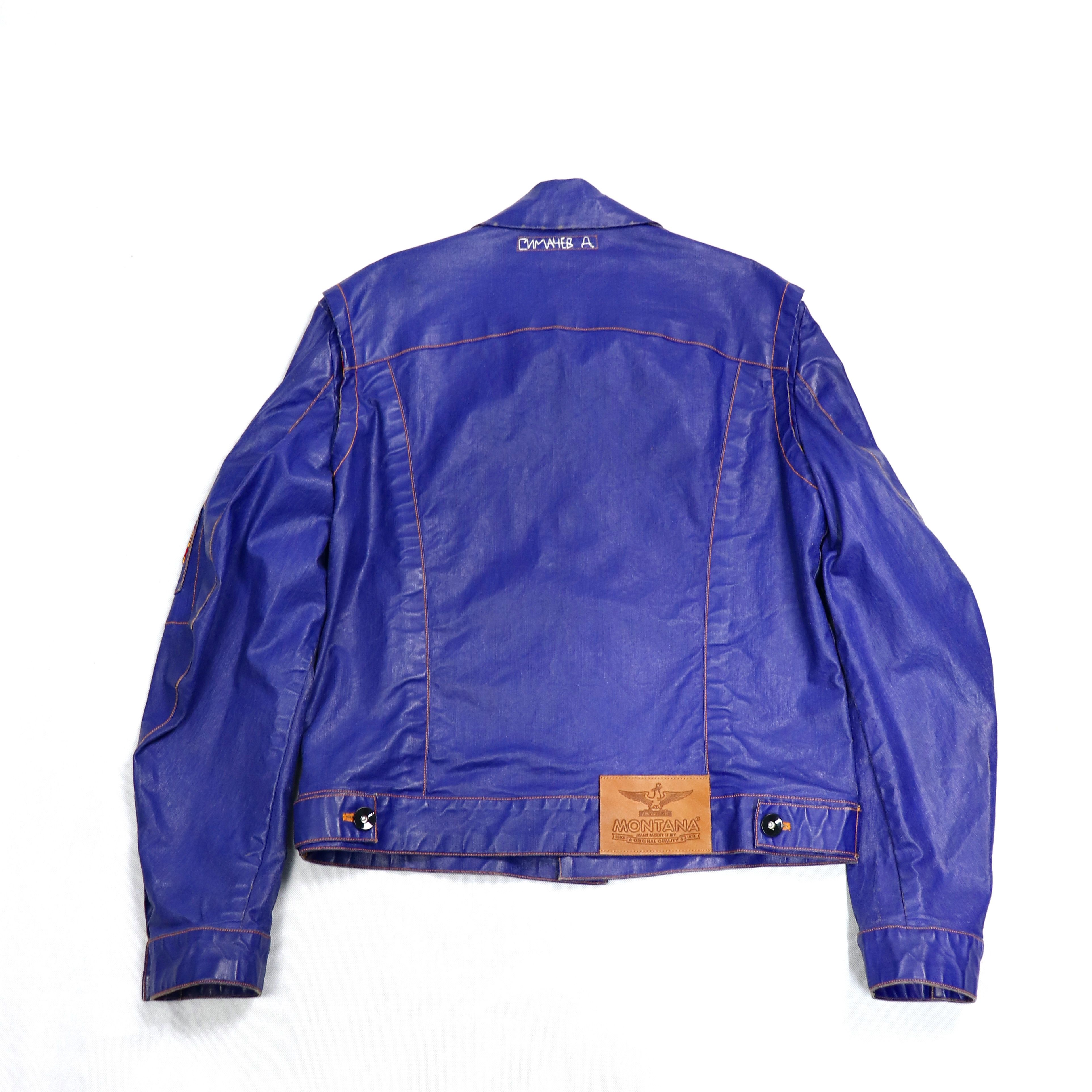 Denis Simachev Limited Waxed Biker Jacket Size US L / EU 52-54 / 3 - 2 Thumbnail