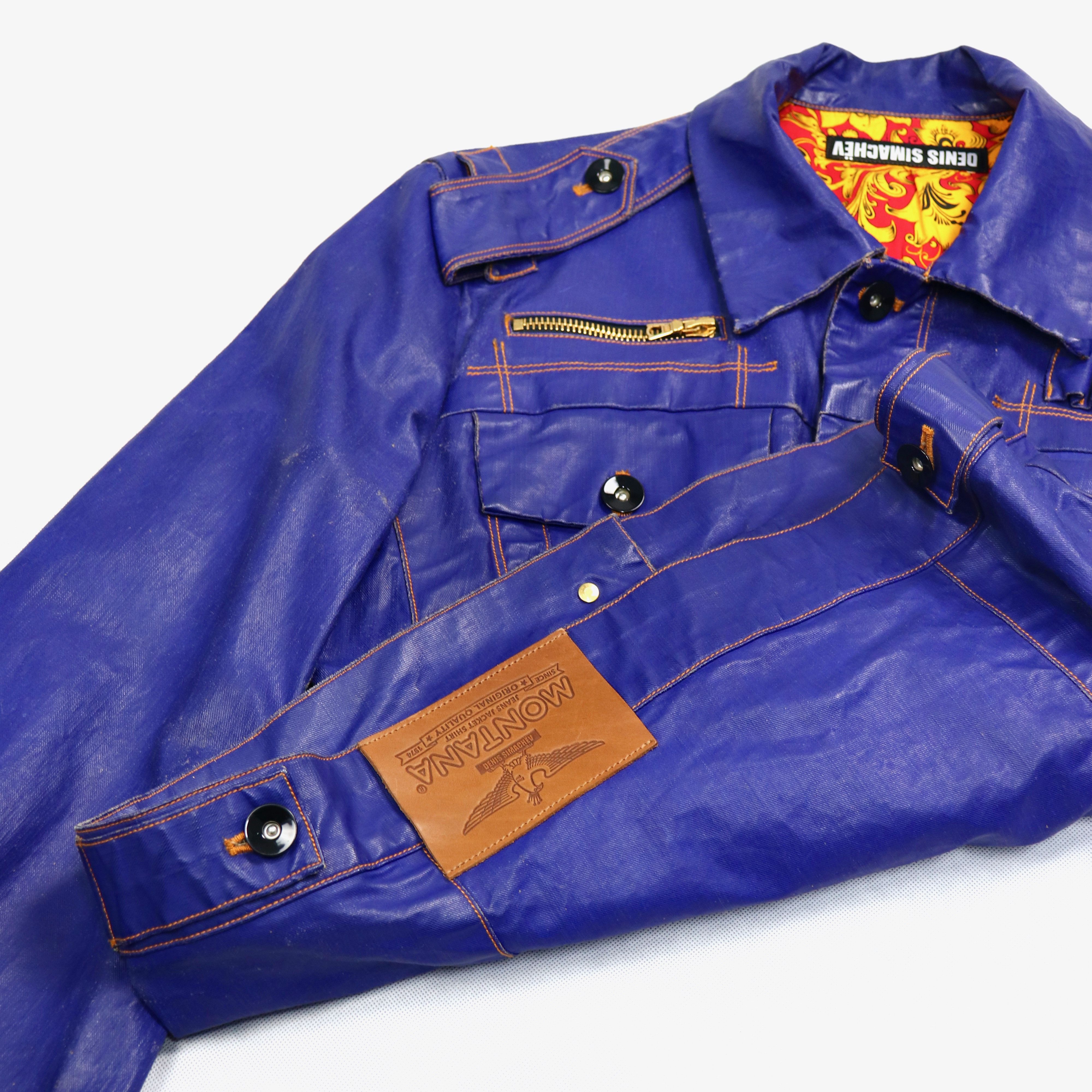 Denis Simachev Limited Waxed Biker Jacket Size US L / EU 52-54 / 3 - 5 Thumbnail