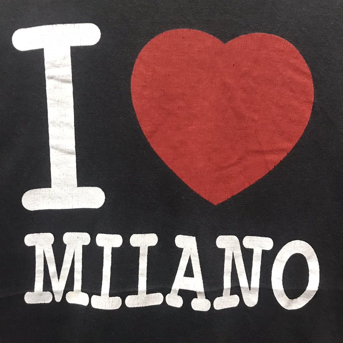 Japanese Brand × Vintage I ❤️ Milano Shirt CrewNeck Size US S / EU 44-46 / 1 - 2 Thumbnail