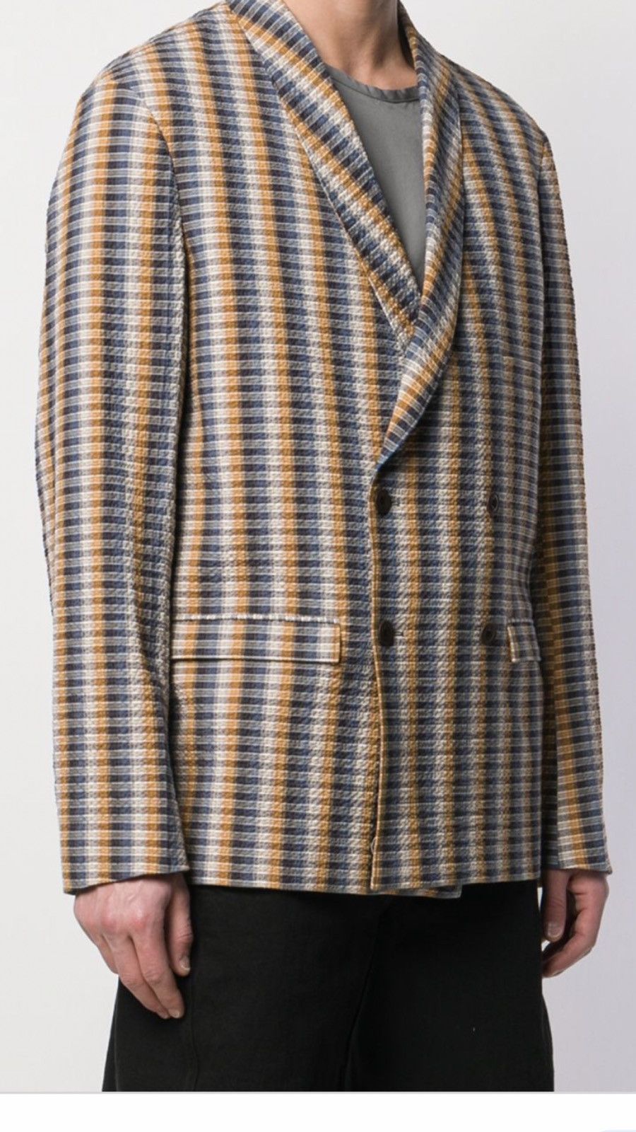 Lemaire Lemaire seersucker blazer. M. $1150 Size US M / EU 48-50 / 2 - 2 Thumbnail