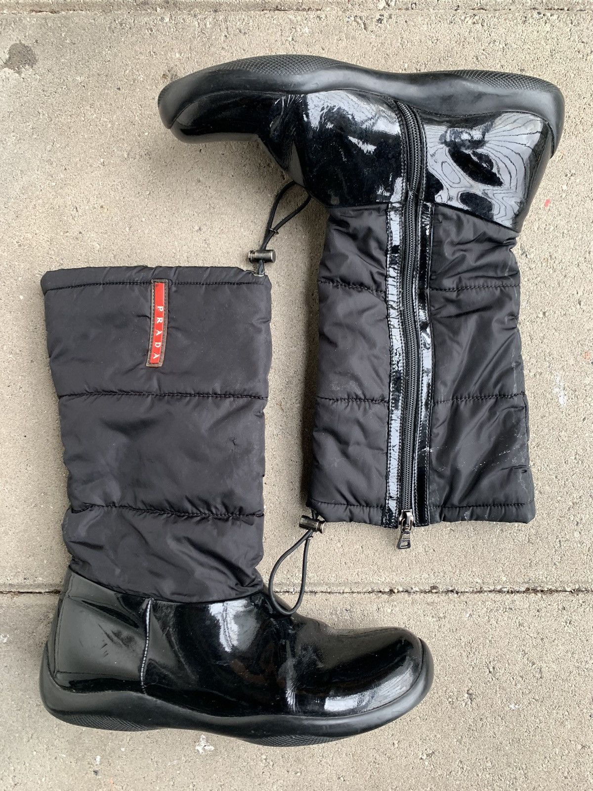 image of Prada Fw99 Snowboots in Black, Men's (Size 5)