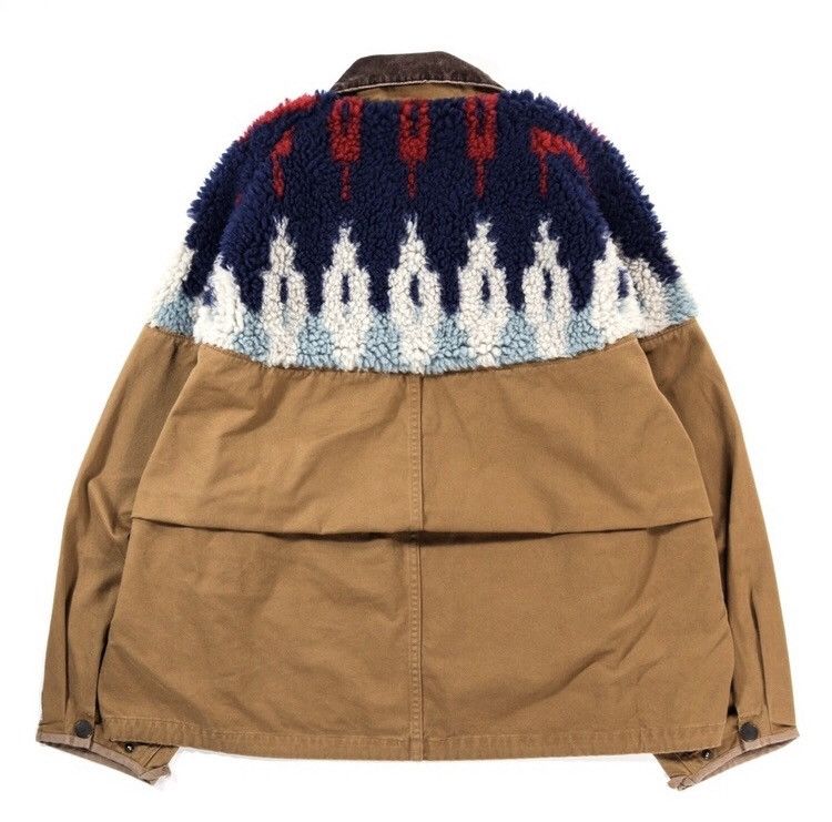 Kapital × Kapital Kountry KAPITAL Chino x Boa Fleece Nordic Anorak Size US XL / EU 56 / 4 - 3 Thumbnail