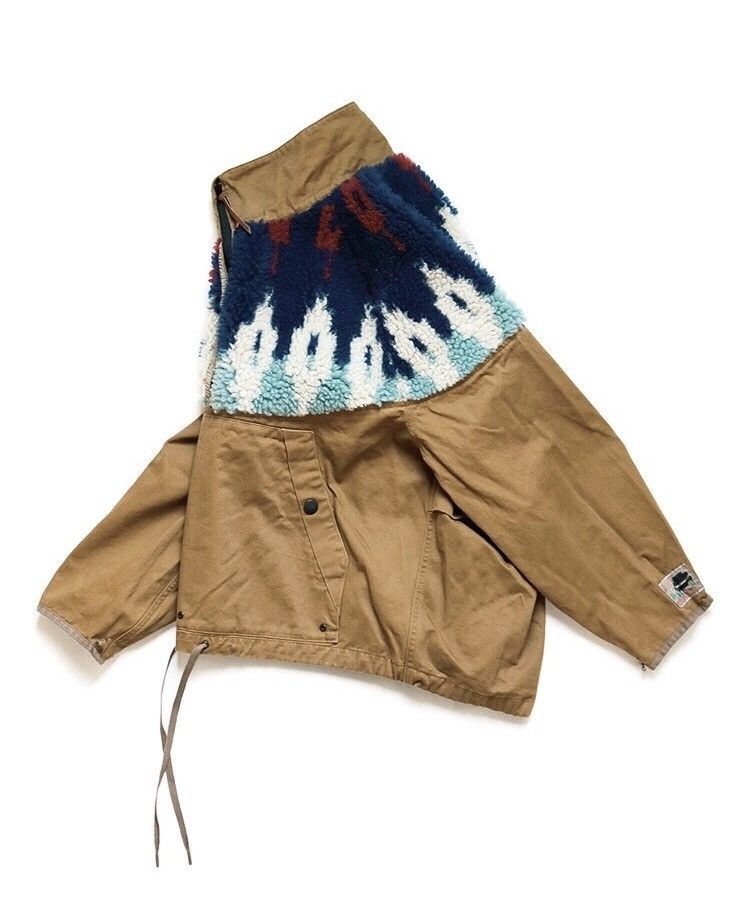 Kapital × Kapital Kountry KAPITAL Chino x Boa Fleece Nordic Anorak Size US XL / EU 56 / 4 - 1 Thumbnail