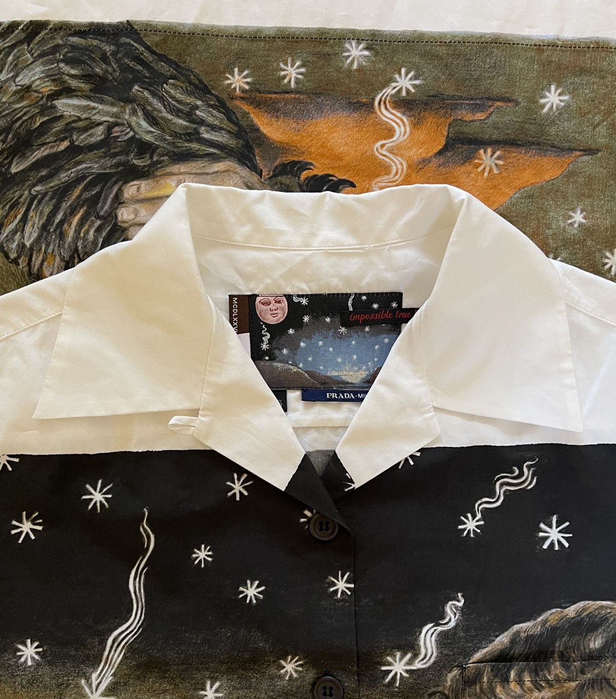 Prada AW2016 Prada True Impossible Love Camp Collar Shirt Size US XS / EU 42 / 0 - 3 Thumbnail