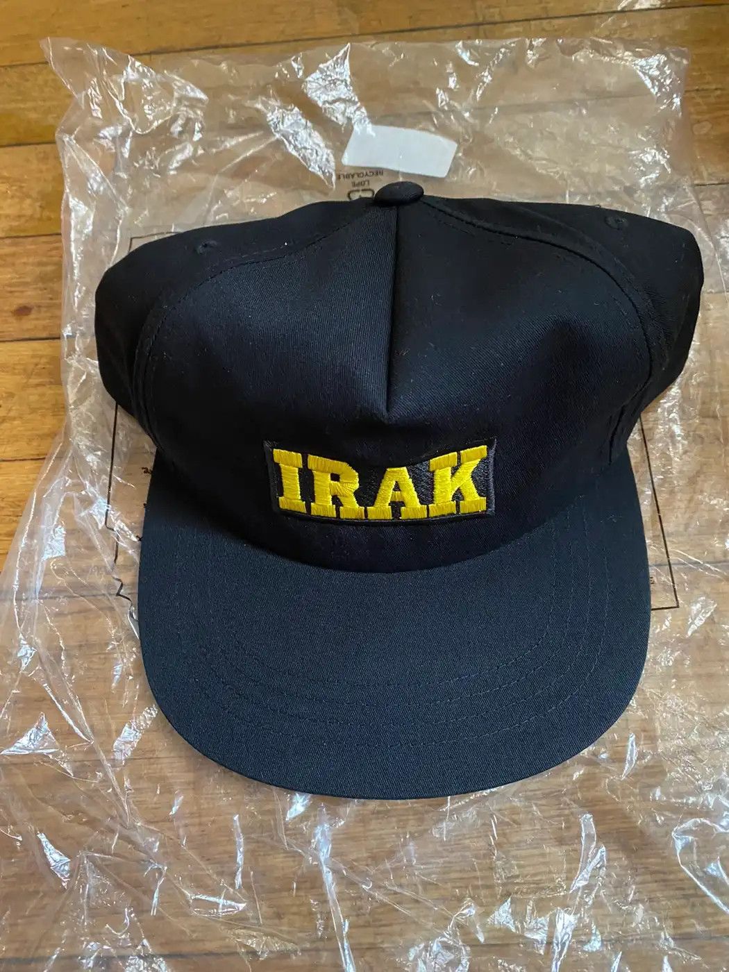 IRAK Irak Logo Hat Cap Black | Grailed