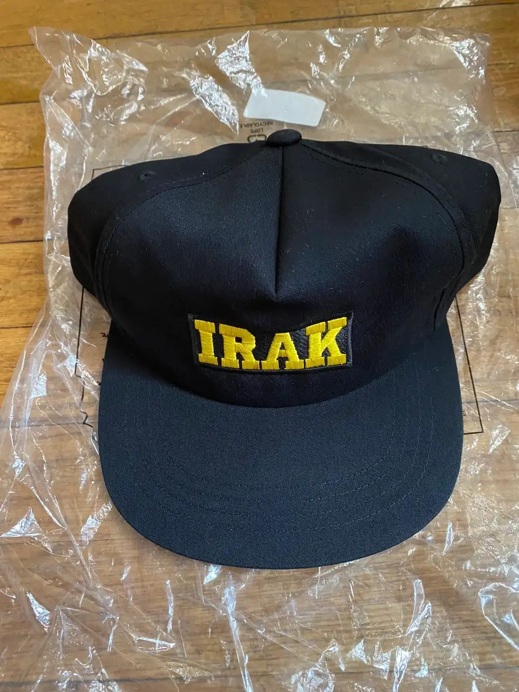 image of Irak Logo Hat Cap Black, Men's