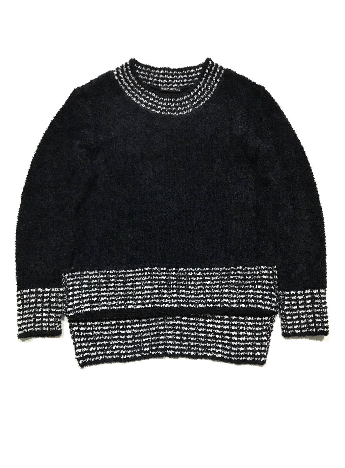 Issey Miyake 87AW Worsted Knitted Sweater Size US M / EU 48-50 / 2 - 1 Thumbnail