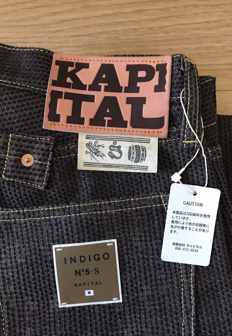 Kapital × Kapital Kountry KAPITAL CENTURY DENIM MONKEY CISCO N5S- BROWN Size US 34 / EU 50 - 9 Thumbnail