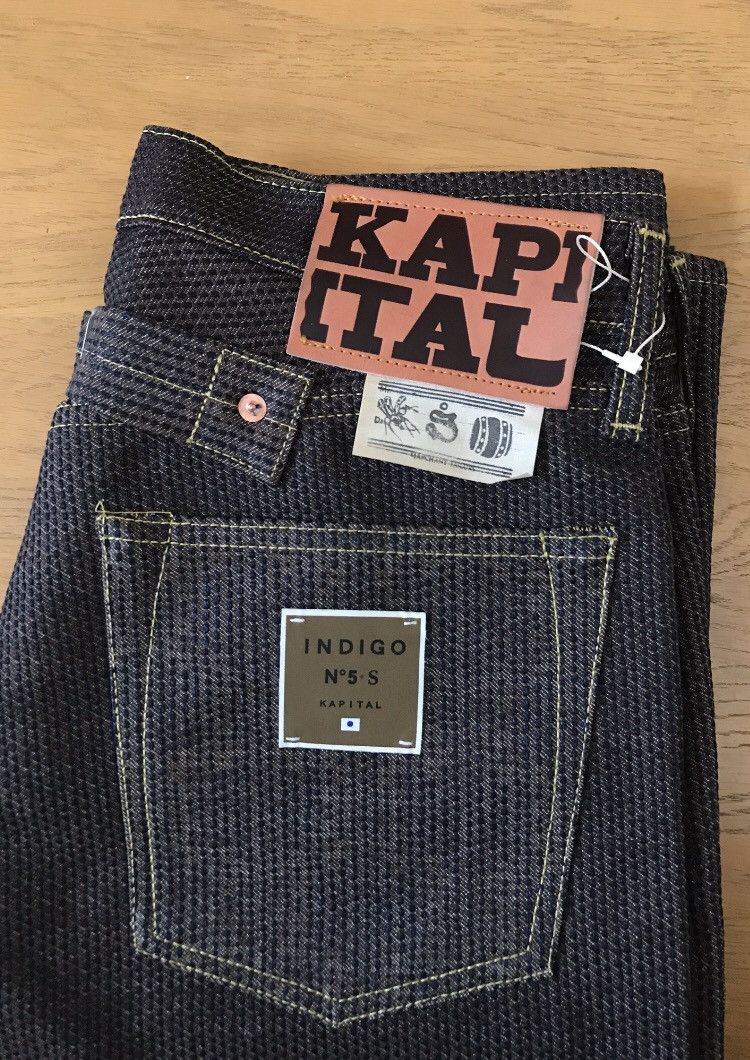 Kapital × Kapital Kountry KAPITAL CENTURY DENIM MONKEY CISCO N5S- BROWN Size US 34 / EU 50 - 3 Thumbnail