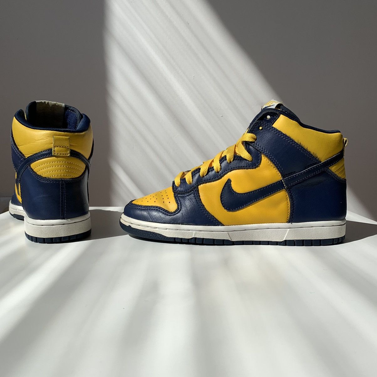Nike × Vintage 2003 Nike Dunk High Michigan Size US 8 / IT 38 - 4 Thumbnail