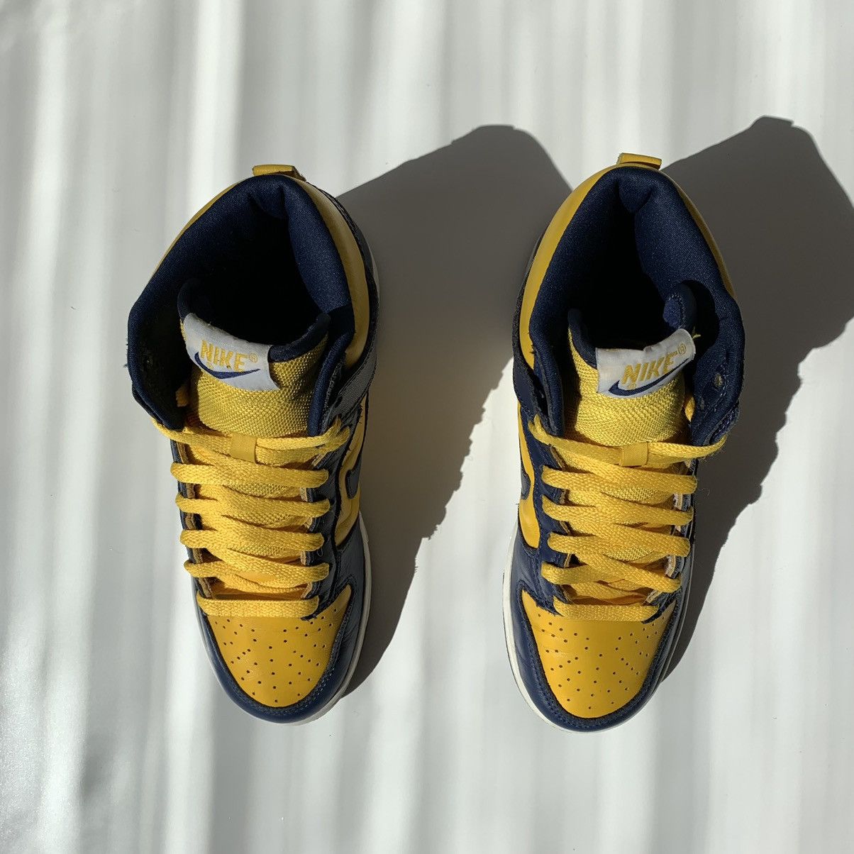Nike × Vintage 2003 Nike Dunk High Michigan Size US 8 / IT 38 - 5 Thumbnail