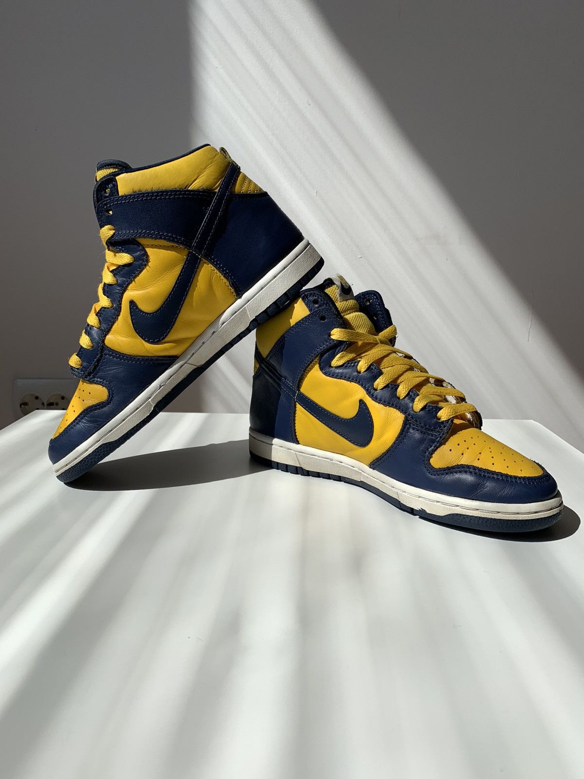 Nike × Vintage 2003 Nike Dunk High Michigan Size US 8 / IT 38 - 9 Thumbnail