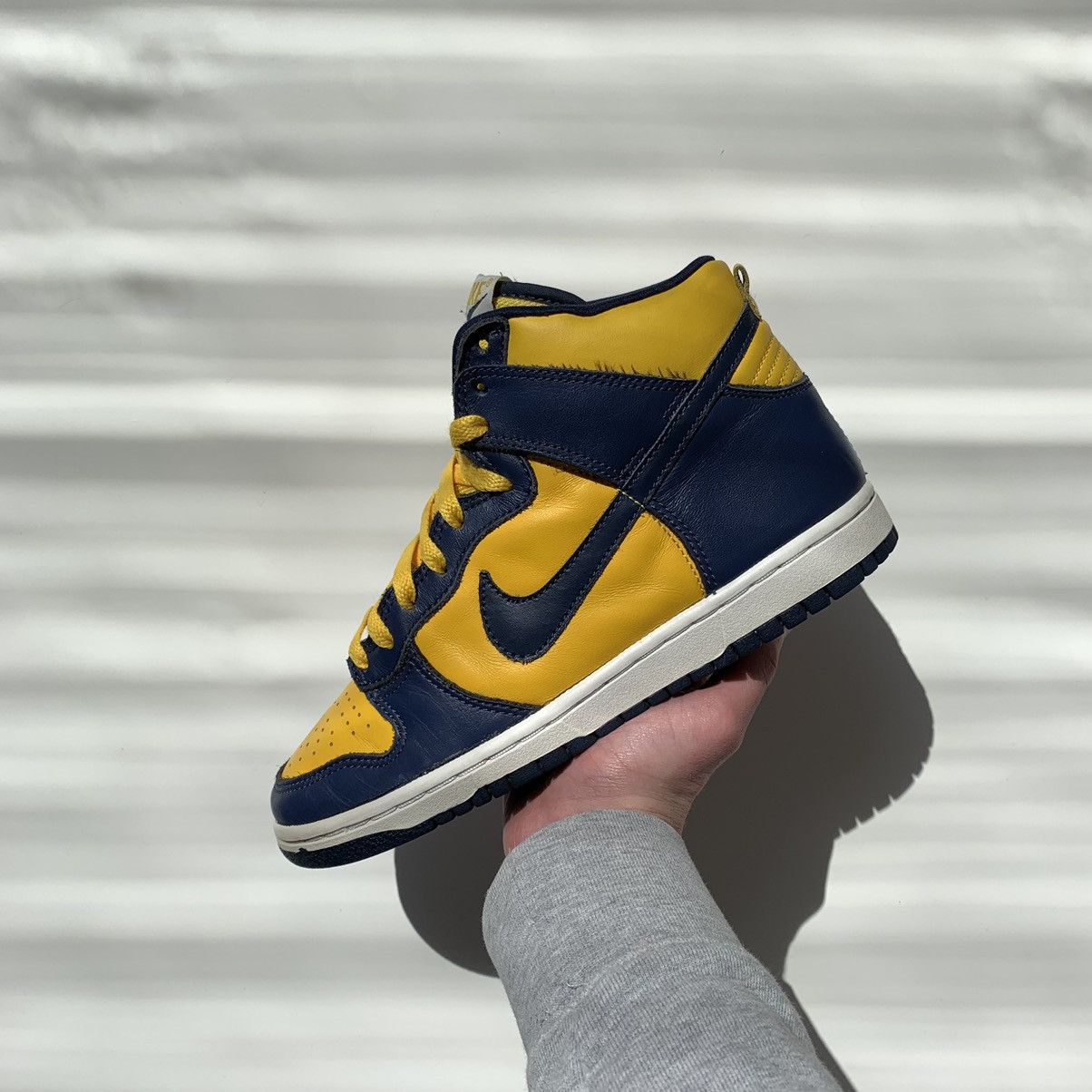 Nike × Vintage 2003 Nike Dunk High Michigan Size US 8 / IT 38 - 10 Thumbnail